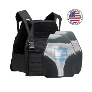 CALIBER ARMOR CALIBERX IIIA GRAY MAN CON. PKG. 11"X14" BLK