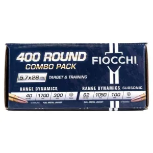 FIOCCHI 5.7X28mm Range Dynamics BULK FMJ 400rd