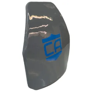CALIBER ARMOR AR550 11x14 Shooter Cut w/Spall Coating Gray