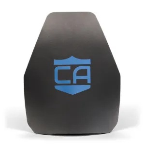 CALIBER ARMOR AR550 10x12 Shooter Cut w/Spall Coating Gray