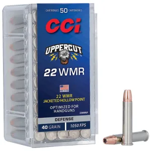CCI 22 WMR 40Gr Uppercut JHP 50rd 50rd