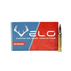 VELO AMMUNITION Custom Big Game Ammunitions 300 Win 168Gr Ballistic Tip Solid Copper 20rd