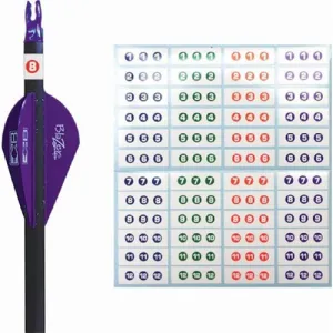 BOHNING WRAP AROUND ARROW NUMBER DECALS