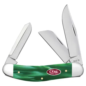 CASE KNIVES Smooth Green Pearl Kirinite Sowbelly