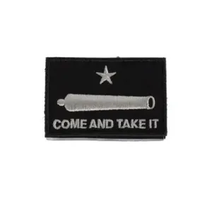 SME Come and Take It Cannon Black Patch w/ Adhesive