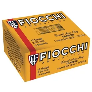FIOCCHI 12Ga 2.75" Aero Slug - Low Recoil 7/8oz 80rd