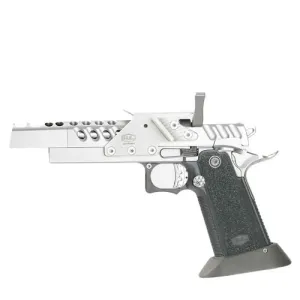 BUL ARMORY SAS 2 Spitfire Optic Ready 9mm 5.1" 28rd - Silver w/ RMR Adapter Plate