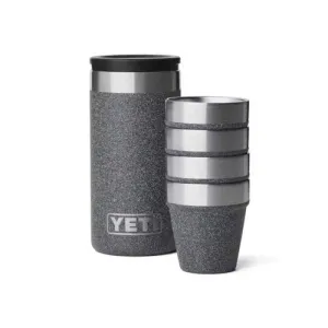 YETI Shot Glasses & Case Black Stone