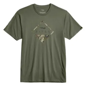 SITKA Optifade Badge Tee - Olive Green