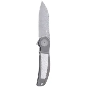 CRKT Monument Liner Lock Folding EDC Pocket Knife - Gray w/ Titanium Handle