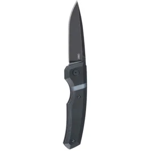 CRKT Michaca Automatic Automatic EDC Pocket Knife - Black w/ G10 Handle