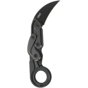 CRKT Provoke Aluminum Folding Tactical Knife Morphing Karambit - Black