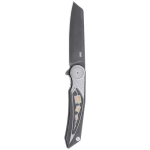 CRKT Fortuitous Liner Lock Folding EDC Pocket Knife - Black w/ Titanium Handle