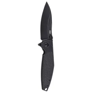 CRKT Ibis Frame Lock Folding EDC Pocket Knife - Black w/ Titanium Handle