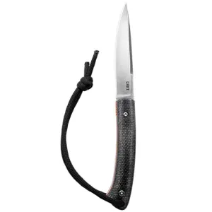 CRKT Biwa Fixed Fixed Blade Outdoor Survival Knife - Black