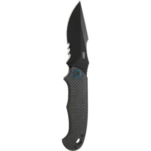 CRKT P.S.D. Assisted Opening EDC Pocket Knife - Black w/G10 Base Handle