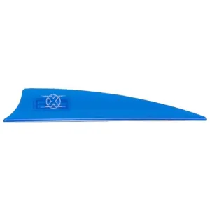 BOHNING X-VANES SATIN BLUE 3.5" SHIELD CUT