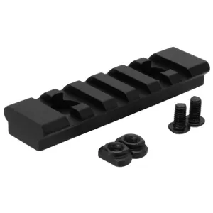 TACFIRE MLOK Picatinny Section Rail 3" 7 Slots Black