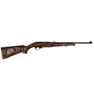 RUGER 10/22 Carbine 22 LR 18.5" 10rd - Black Engraved Squirrel