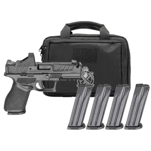 SPRINGFIELD ARMORY Firstline Echelon 4.0C Compact 9mm 4" 15rd & 18rd Gear Pac - Black