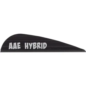 ARIZONA ARCHERY Hybrid 16 Vanes Black 1.7" 100pk