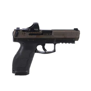 HK USA VP9A1 F 9mm 4.5" 10rd - Midnight Bronze w/ Holoson Optic
