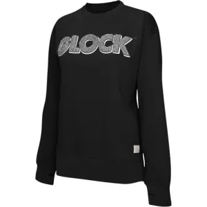 GLOCK Crewneck Raglan Fleece Black Long Sleeve Medium