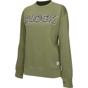 GLOCK Crewneck Raglan Fleece Olive Long Sleeve XL