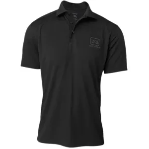 GLOCK Glock Perfection Polo Blk Mesh Short Sleeve Small
