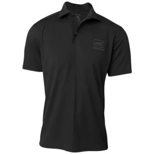 GLOCK Glock Perfection Polo Blk Mesh Short Sleeve Large