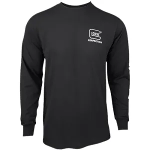 GLOCK Perfection Long Sleeve Tee Black PreShrunk Small