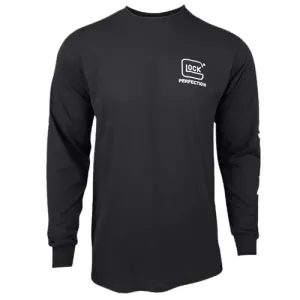 GLOCK Perfection Long Sleeve Tee Black PreShrunk Medium