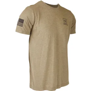 GLOCK 2nd Amendment Tee Olive Short Sleeve Large