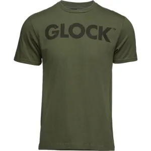 GLOCK Caliber Tee Military Grn Ringspun Short Sleeve 3XL