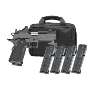 SPRINGFIELD ARMORY Firstline 1911 DS Prodigy AOS Gear Pac COMP 9mm 4.25" 17rd/20rd - Black