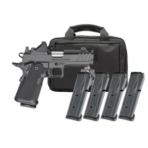 SPRINGFIELD ARMORY Firstline 1911 DS Prodigy AOS Gear Pac COMP 9mm 5" 17rd/20rd - Black