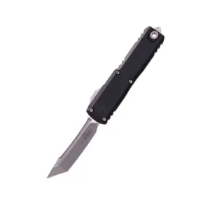 MICROTECH KNIVES UTX-85 Gen IV T/E Stonewash Standard Black