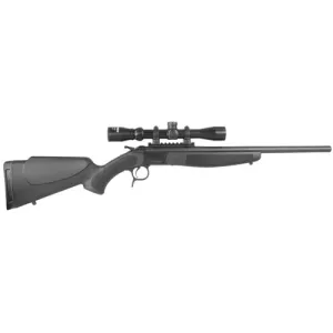 CVA Scout Compact 6.5 Creedmoorr 22" 1rd w/Konus 3-9x32 - Black