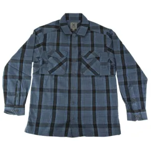 VERTX Flannel Shirt Medium Blue Ridge Plaid Canyon River