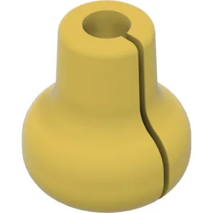 PINE RIDGE ARCHERY Beak Button (Nose/Kisser) - Yellow (1/pkg.)