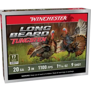 WINCHESTER AMMO 20Ga 3" #9 Long Beard TS17 1-9/16oz 5rd