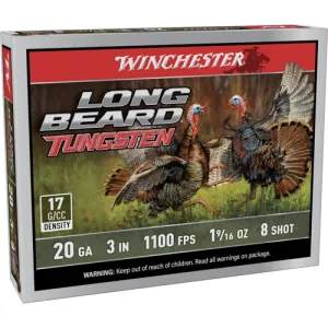 WINCHESTER AMMO 20Ga 3" 8 Long Beard TS17 1-9/16oz 5rd