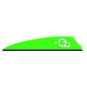 Q2I Fusion X-II 3" Neon Green Vanes 36pk