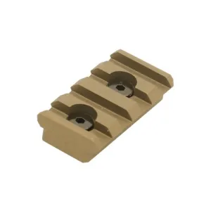 LEAPERS UTG PRO 4Slot Keymd Pict Rail Section-Burnt Bronze