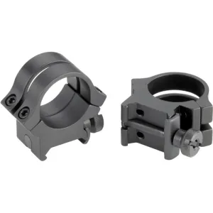 WEAVER 1" Ring Quad Lock High Blk