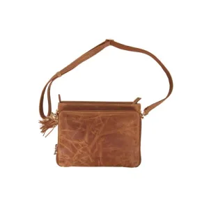GUN TOTE'N MAMAS Clutch Crossbody Carmel