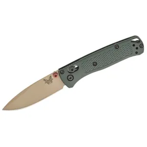 BENCHMADE Mini Bugout 3.2" Taiga Green - Tan