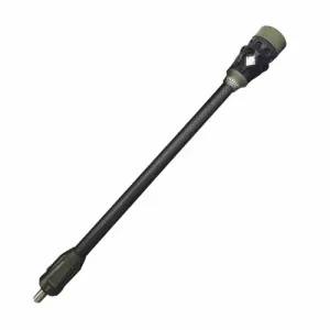 CONQUEST ARCHERY 3K Carbon Weave Stabilizer OD Green 6"