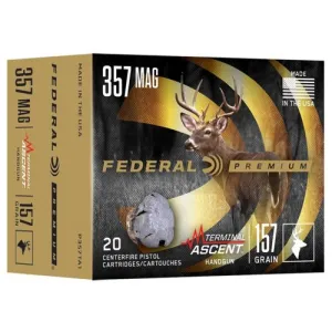 FEDERAL AMMO 357 Mag 157Gr Terminal Ascent Handgun 20rd