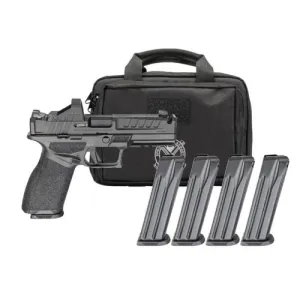 SPRINGFIELD ARMORY QP Firstline Echelon 4.5F Gear Pac Full Size 9mm 17rd/20rd 4.5" - Black
